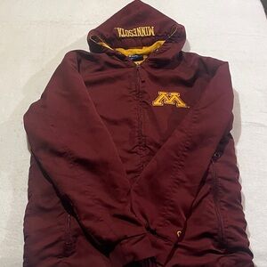 Champion Minnesota Golden Gophers Maroon and Gold Heritage Jacket size Small